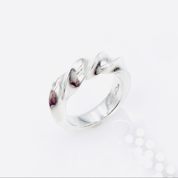 Tiffany & Co. Vintage Twisted Wide Band - Picture 6 of 10
